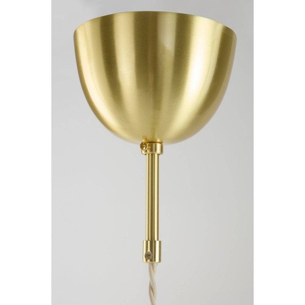Punane/kuldne klaasist ripplamp ø 30 cm Nugget - Jotex-image-3