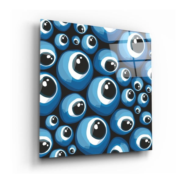 Klaasimaal Laguun , 100 x 100 cm Evil Eye - Insigne