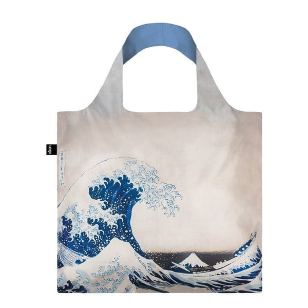 Skládací nákupní taška s kapsičkou LOQI Wave
