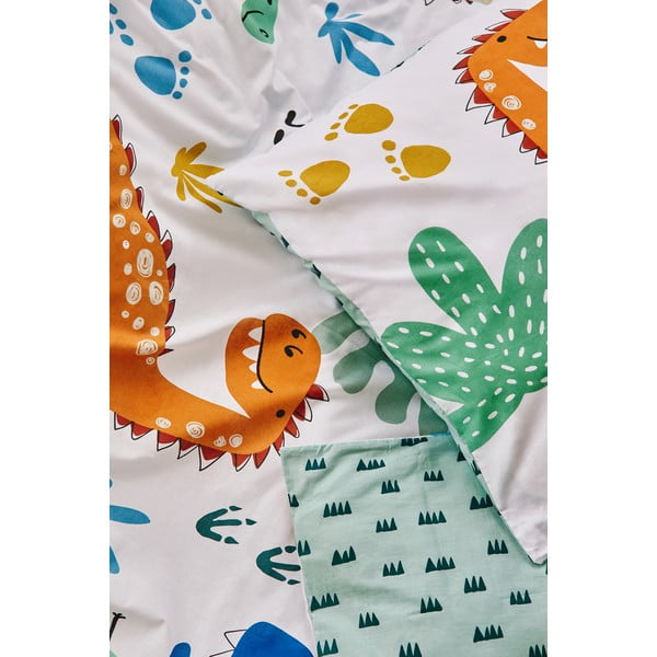 Laste puuvillane voodipesu Dinos, 140 x 200 cm - Bonami Selection-image-1
