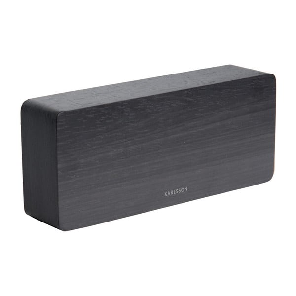 Must äratuskell puidust dekoratsiooniga , 21 x 9 cm Tube - Karlsson-image-2