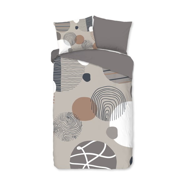 Hall puuvillane pikendatud voodipesu üheinimesevoodile 140x220 cm Hendrik - Good Morning