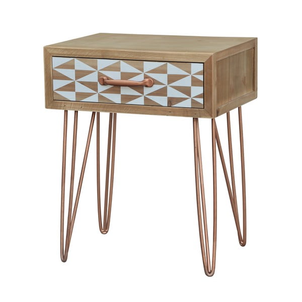Noční stolek z jedlového dřeva Livin Hill Portofino Duo