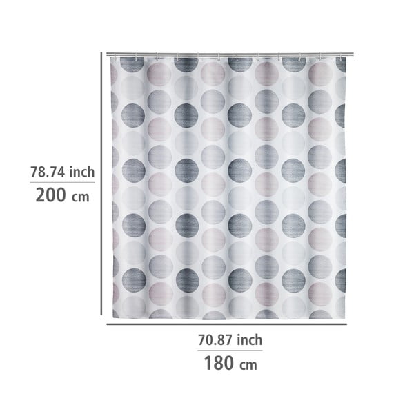 Dušikardin 180x200 cm Pastel Dots - Wenko-image-1