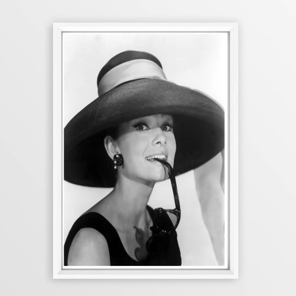 Plakat raamis Audrey Hat, 30 x 20 cm Audry Hat - Piacenza Art