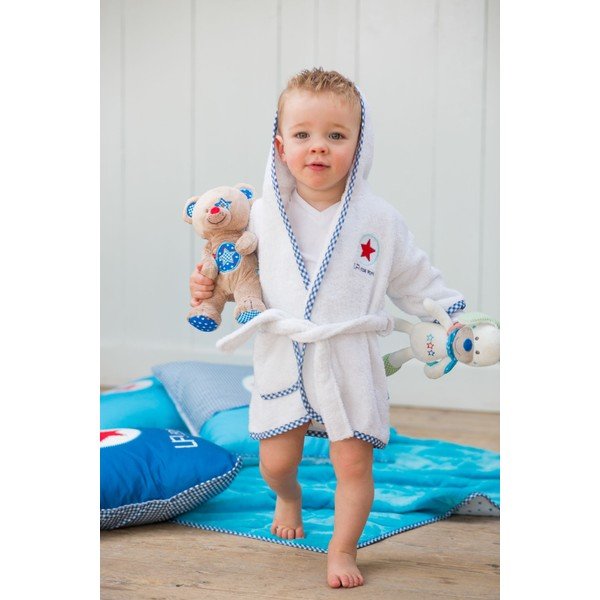 Valge laste hommikumantel - Tiseco Home Studio-image-1