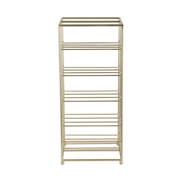 Kuldne metallist veinihoidja 10le pudelile 25x57x22,5 cm Dual Floor - PT LIVING