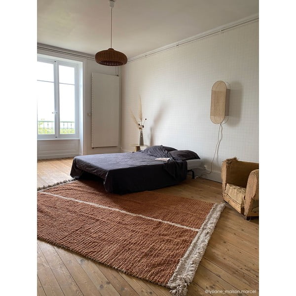 Beež-tellisevärvi puuvillane vaip 170x240 cm Duetto Toffee - Lorena Canals-image-4