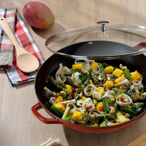 Punane malmist WOK-pann , ø 36 cm Calido - Kela-image-1