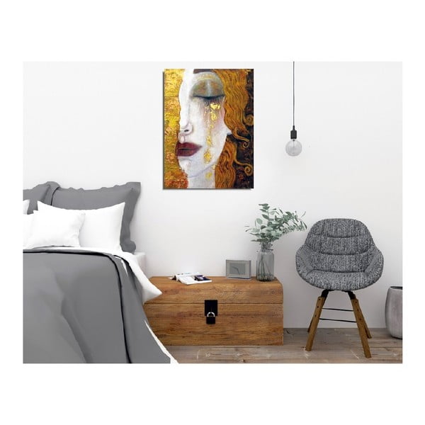 Seinareproduktsioon lõuendil Gustav Klimt Kuldsed pisarad, 30 x 40 cm Gustav Klimt - Golden Tears - Wallity-image-2