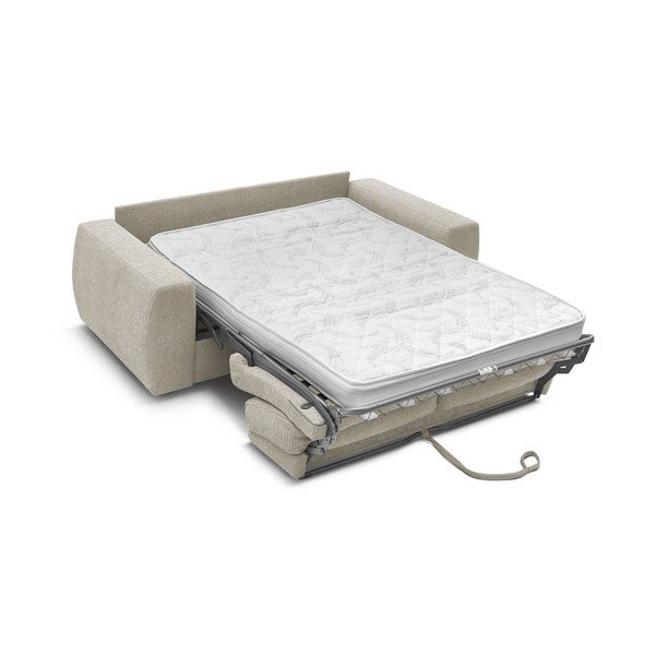 Beež šenilldiivan igapäevaseks magamiseks/voodiks 240 cm Hugo - Bobochic Paris-image-3