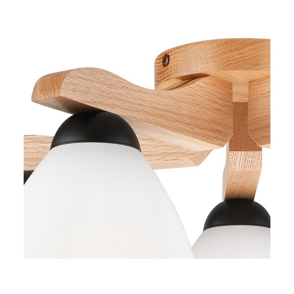 Valge laevalgusti klaasist varjuga ø 16 cm Andreas - LAMKUR-image-4