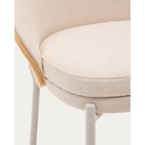 Beež baaritool (istme kõrgus 77 cm) Eamy - Kave Home-image-2
