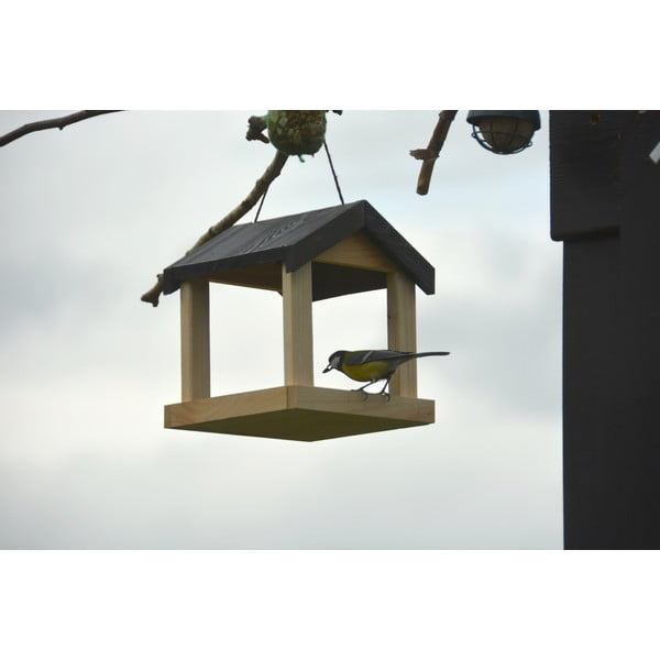 Puidust linnusöötja - Esschert Design-image-1