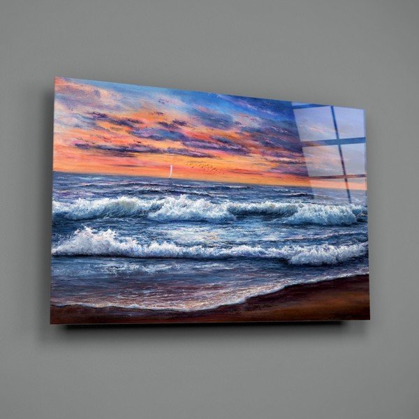 Klaasimaal, 72 x 46 cm Waves - Insigne-image-3