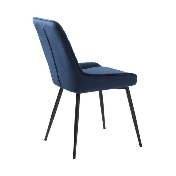 Sinine sametist söögitool Milton - Unique Furniture-image-3