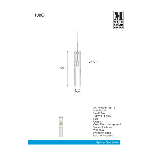 Rippvalgusti kuldsete detailidega Tubo - Markslöjd-image-4