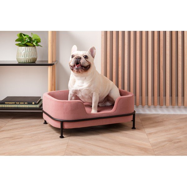 Roosa sametist lemmiklooma voodi Puffed - Leitmotiv-image-1