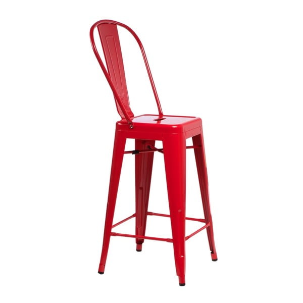 Červená barová židle D2 Paris
