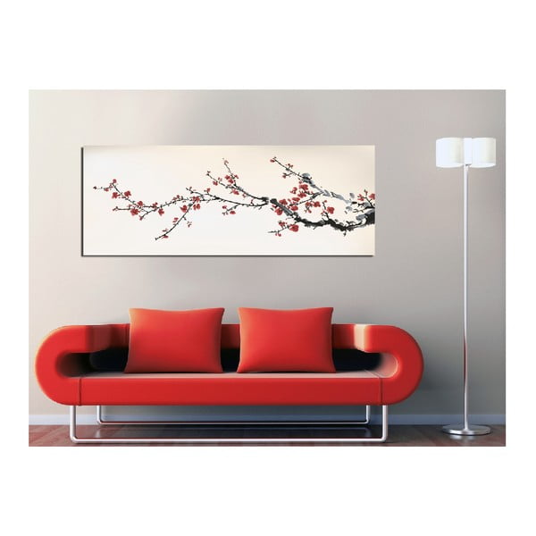Maal lõuendil Sakura, 80 x 30 cm - Wallity-image-1