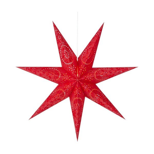 Punane jõulumotiividega rippuv valguskaunistus Aratorp - Markslöjd