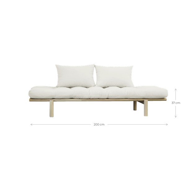 Pruun-beež diivan 200 cm Pace - Karup Design-image-4