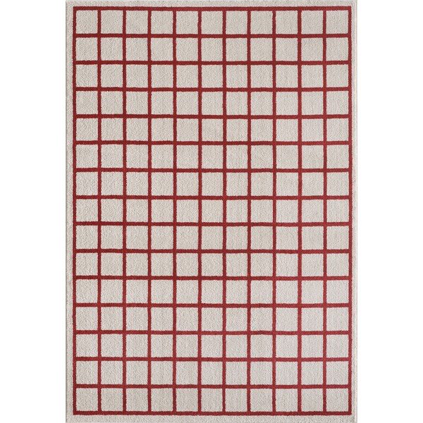 Punane/beež vaip 160x230 cm Picnic - ESTE