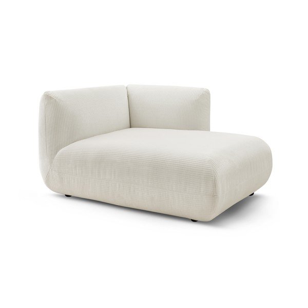 Valge velvetist diivanimoodul (parem nurk) Lecomte – Bobochic Paris-image-3