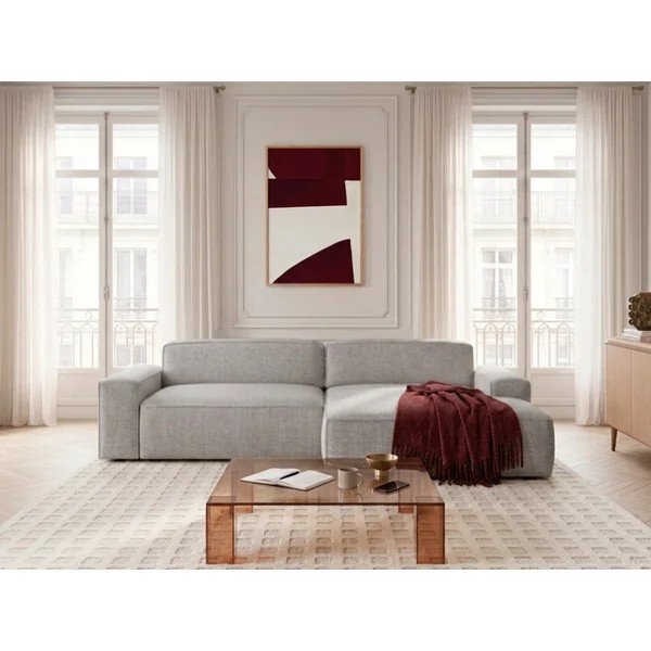 Hall diivanvoodi/elektrilise istmepikendusega nurgadiivan (paremas nurgas) Abel - Bobochic Paris-image-1