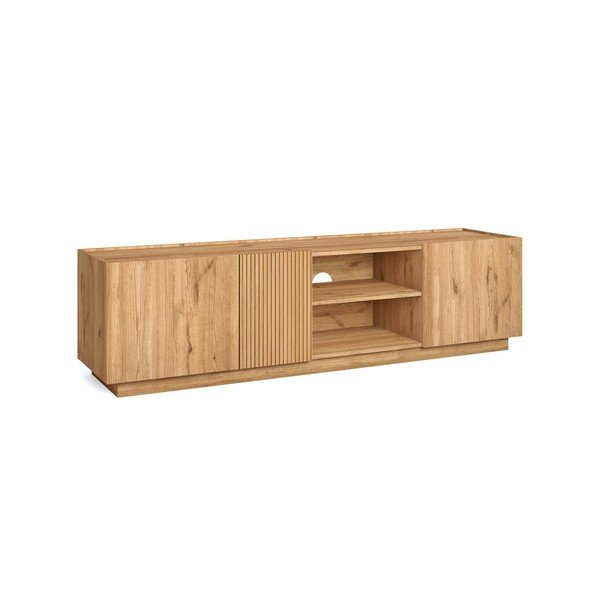 Tammepuust telerilaud naturaalses värvitoonis 180x48 cm Rayana - Marckeric-image-4
