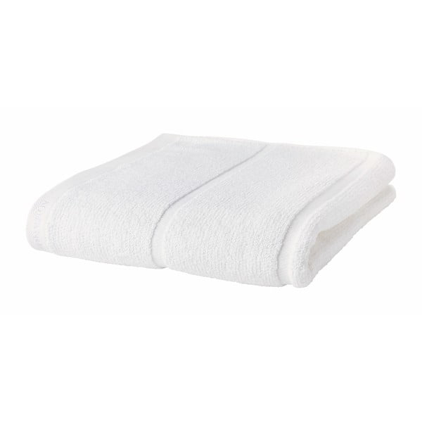 Bílý ručník Aquanova Adagio, 70 x 130 cm