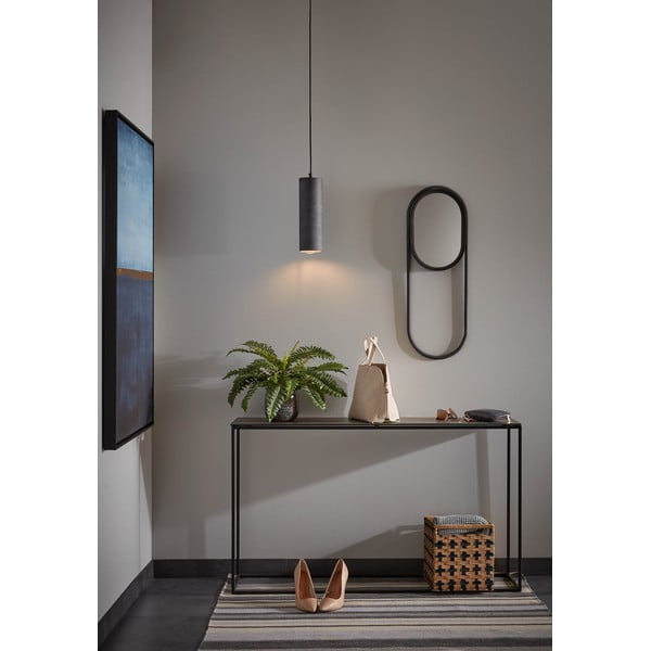 Must rippvalgusti, kõrgus 31 cm Maude - Kave Home-image-1