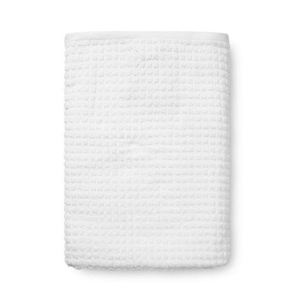 Valge orgaanilisest puuvillast froteerätik 70x140 cm Check - JUNA