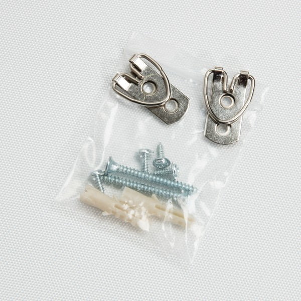 Valge maal raamides Abstraktne, 60 x 90 cm Wrigley - Kave Home-image-2