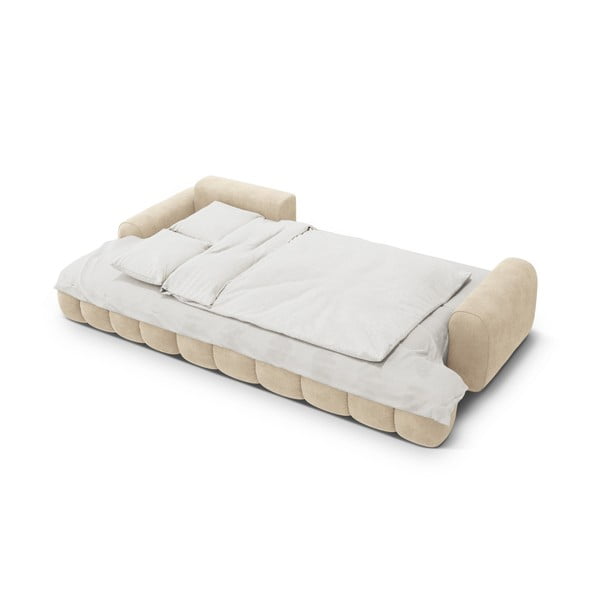  Beež sametist lahtikäiv hoiuruumiga nurgadiivan (vasak nurk) Linz – Cosmopolitan Design-image-4