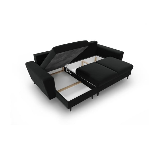 Must sametist panipaigaga nurgadiivanvoodi Kyoto - Cosmopolitan Design-image-3