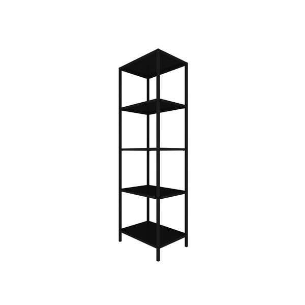 Must metallist riiul, kõrgus 175 cm Lite - Canett-image-3