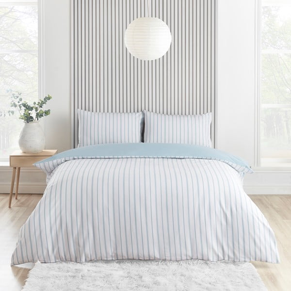 Sinine-valge voodipesu kaheinimesevoodile 200x200 cm Meadowsweet - Catherine Lansfield-image-2