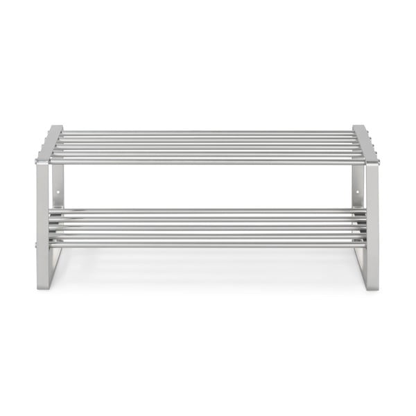 Hõbedane metallist jalatsiriiul Rex - Spinder Design-image-1