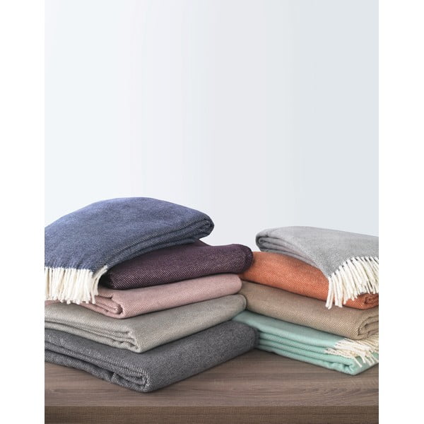 Helepruun ruuduline puuvillane kangas , 140 x 180 cm Jade - Euromant-image-4