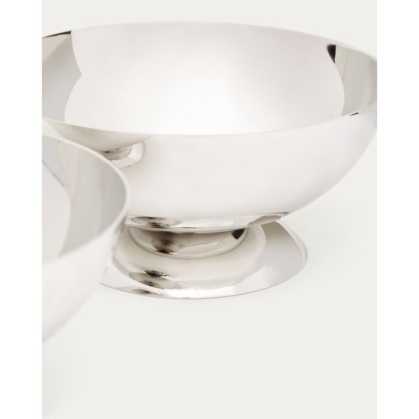 Hõbedased roostevabast terasest serveerimiskausid 2tk komplektis Nirela - Kave Home-image-4