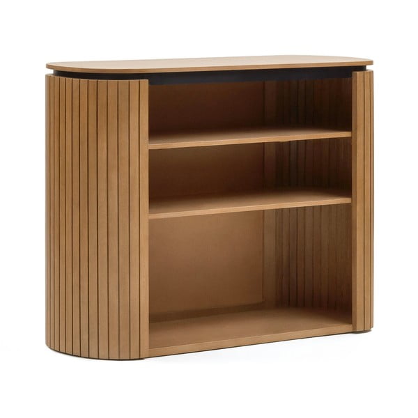 Mangopuidust raamaturiiul naturaalses värvitoonis 120x90 cm Licia - Kave Home-image-2