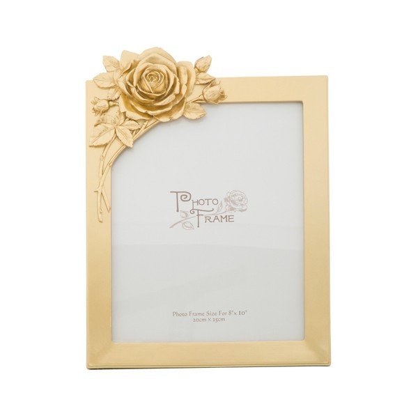 Žlutý fotorámeček v pryskyřicovém rámu Mauro Ferretti Glam Rose, 20 x 25 cm-image-4