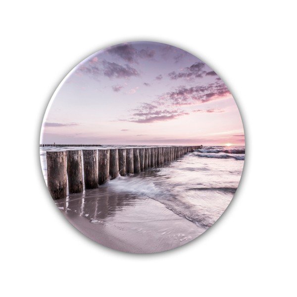 Nástěnná dekorace Styler Glasspik Ringart Sunset, ø 70 cm-image-2