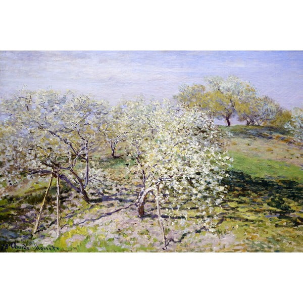 Maali reproduktsioon , 90 x 60 cm Claude Monet - Spring - Fedkolor