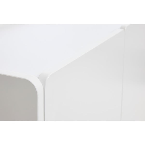 Valge kummut 160x70x45 cm Bera - Unique Furniture-image-3