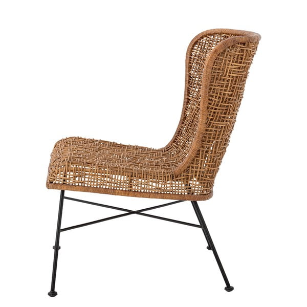 Naturaalset värvi kootud tugitool Somme - Bloomingville-image-3