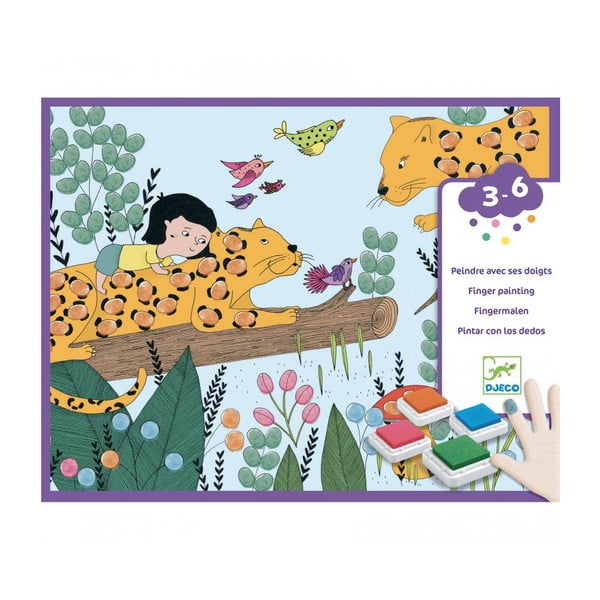 Värviraamat Finger Painting Nature – Djeco-image-3