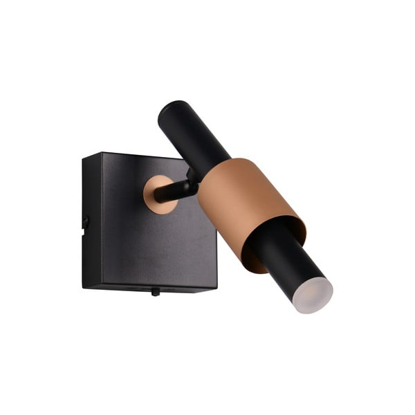 Must/pronks LED-kohtvalgusti 20,5x10 cm Ikaris - Trio Select