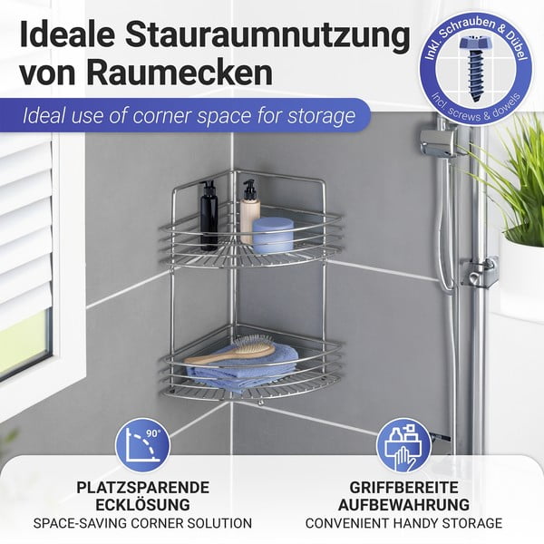 Vannitoa nurgas riiul Milano - Wenko-image-3